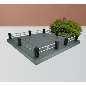 Ограда со вставками ГН4